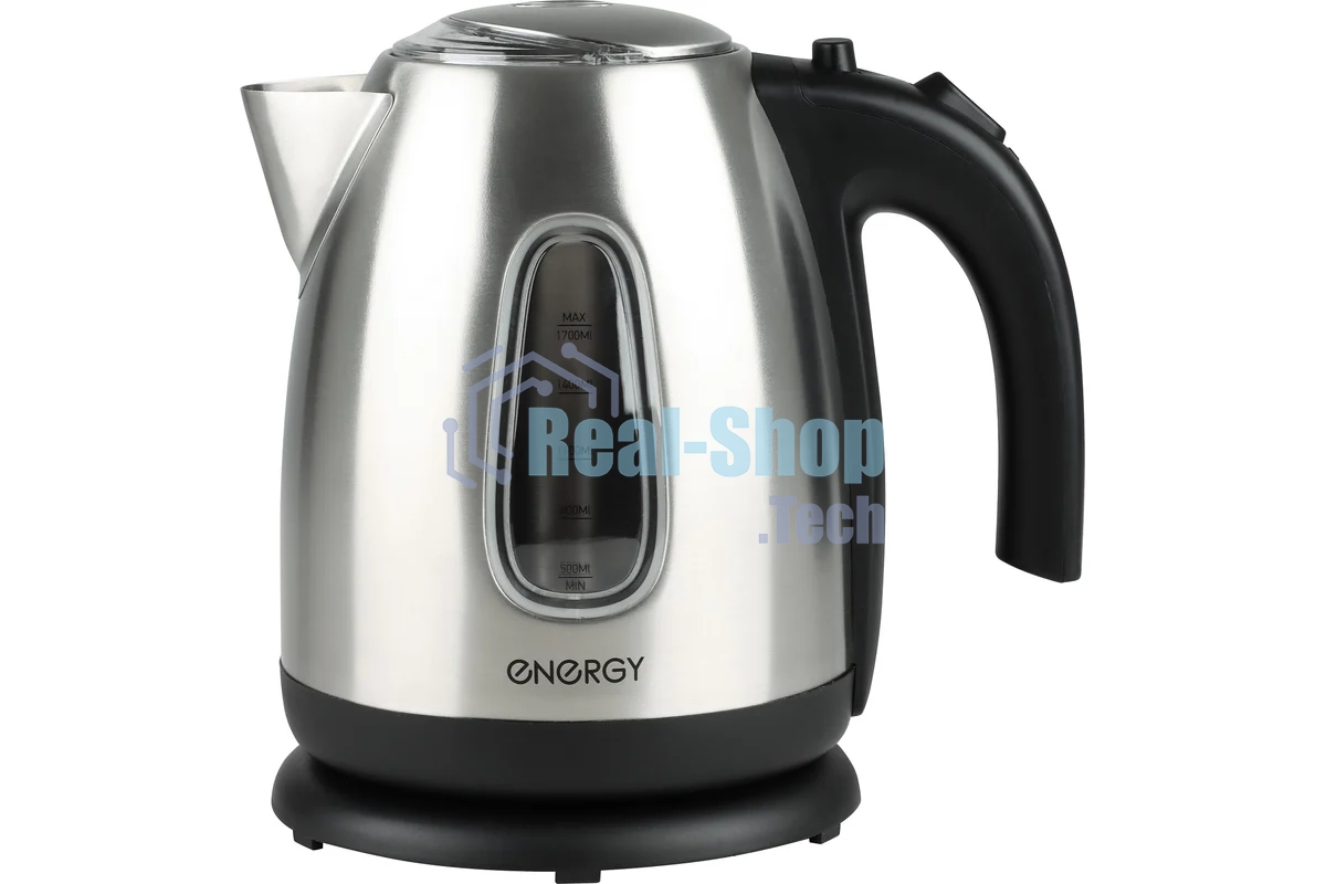 Чайник электрический Energy E-278 из нержавеющей стали,1.7 л, 1850-2200 Вт (в уп. 8 шт)
