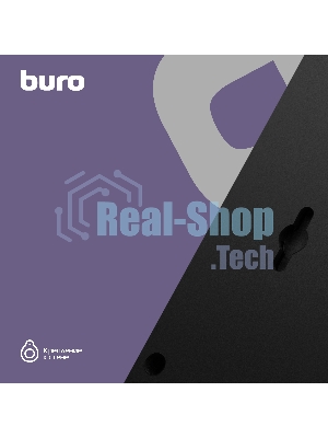 Сетевой фильтр Buro 500SH-1.8-SW-B 1.8 м, 5 розеток, черный, коробка