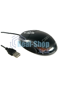 Мышь проводная CBR CM 122 черный, 1000 dpi, USB, кнопки - 3
