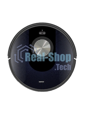 Робот-пылесос Centek CT-2741 черный/синий, 2600 мА·ч Li-Ion, уборка сухая/влажная, пылесборник контейнер 0.68 л
