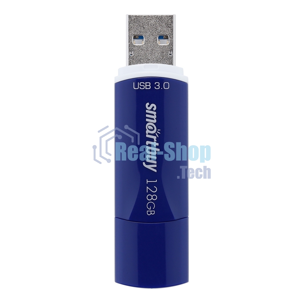 Флешка USB Smartbuy CROWN BLUE (SB128GbCRW-Bl), 128Gb, USB 3.0, R/W 75/25, синий