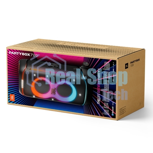 Минисистема Hi-Fi JBL PartyBox 720 черный/оранжевый 800Вт USB BT