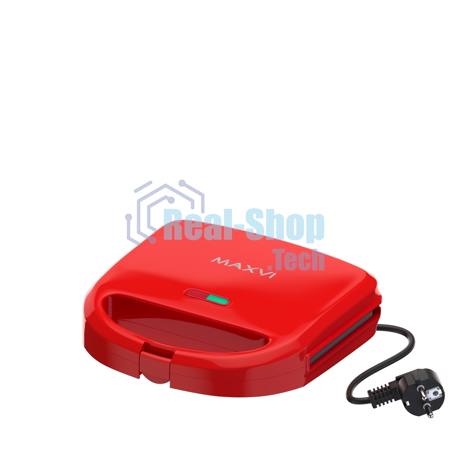 Вафельница Maxvi SM752P красный