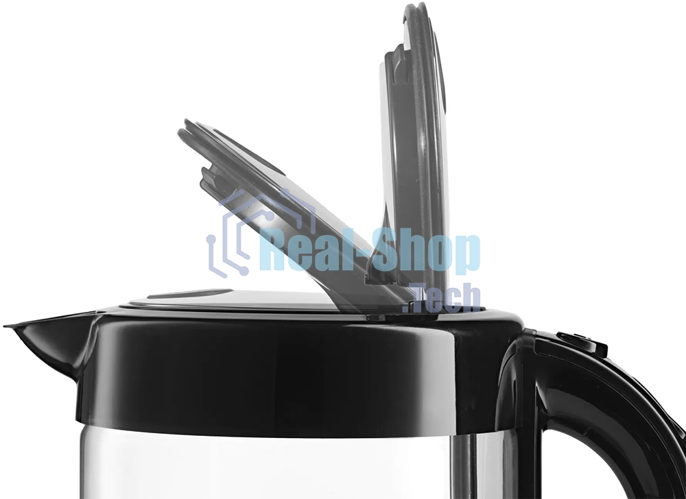 Чайник электрический Bosch TWK70B03 1.7 л, 2400 Вт, черный (корпус: стекло)