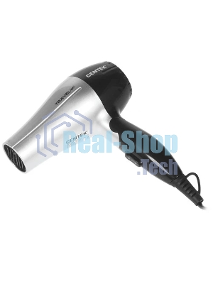 Фен Centek CT-2258 серебристый/черный, 850 Вт, компактный