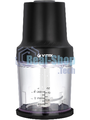 Измельчитель электрический Vitek VT-7131 0.3л. 800Вт черный