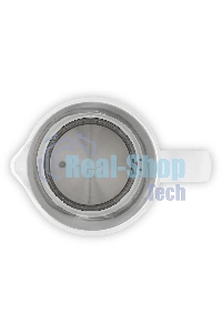 Чайник электрический Hyundai HYK-G5510 1.5л. 2200Вт белый/прозрачный корпус: стекло