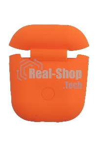 Силиконовый кейс для TWS наушников AirPods, оранжевый (SBECASE-001S-OR)