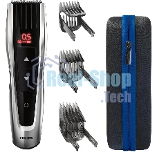 Машинка для стрижки Philips HC9420/15 серебристый/черный (насадок в компл:3шт)