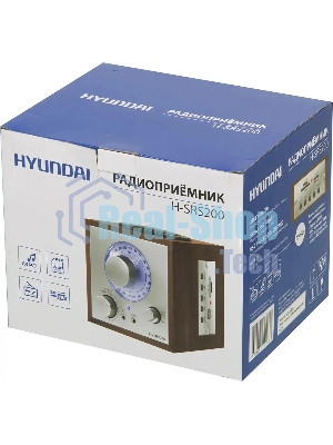 Радиоприемник настольный Hyundai H-SRS200 вишня USB SD/MMC