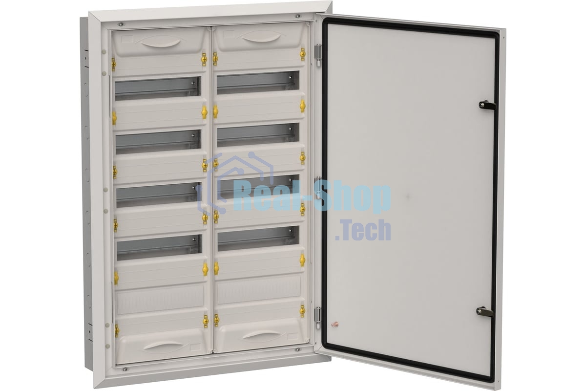 Корпус металлический IEK TITAN 5 ЩРв-120 (2х60) 880х625х130мм IP31 серый (одна дверь)