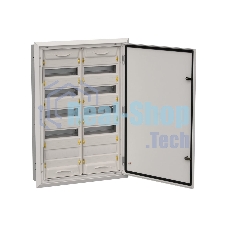 Корпус металлический IEK TITAN 5 ЩРв-120 (2х60) 880х625х130мм IP31 серый (одна дверь)