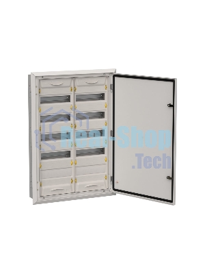 Корпус металлический IEK TITAN 5 ЩРв-120 (2х60) 880х625х130мм IP31 серый (одна дверь)