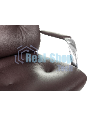 Кресло Бюрократ DAO/BROWN коричневый, кожа