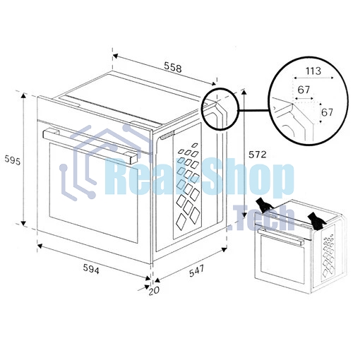 Электрический духовой шкаф Beko BBIM13301B, черный