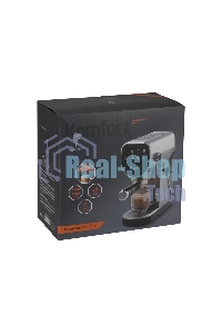 Кофеварка рожковая LEONORD LE-1752 (108135) черный/стальной, исп. кофе - молотый, 0,8 л, 1360 Вт, 20 бар