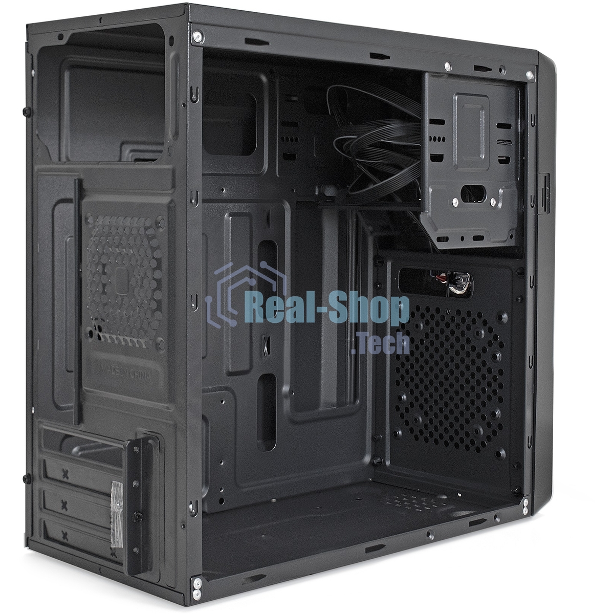 Компьютерный корпус Minitower ExeGate EX286412RUS BA-309 (mATX, без БП, 2хUSB, HD аудио, черный)
