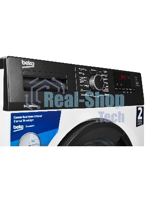 Стиральная машина Beko WHE5412BBW белый/черный, фронтальная загрузка, класс А, 5 кг