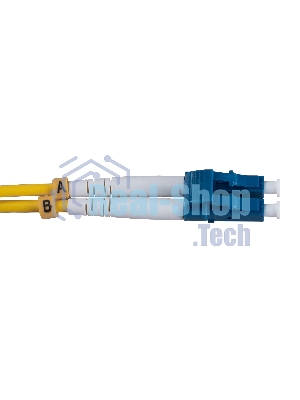 Патч-корд оптический Cabeus FOP(d)-9-LC-LC-5m duplex LC-LC 9/125 sm 5м LSZH