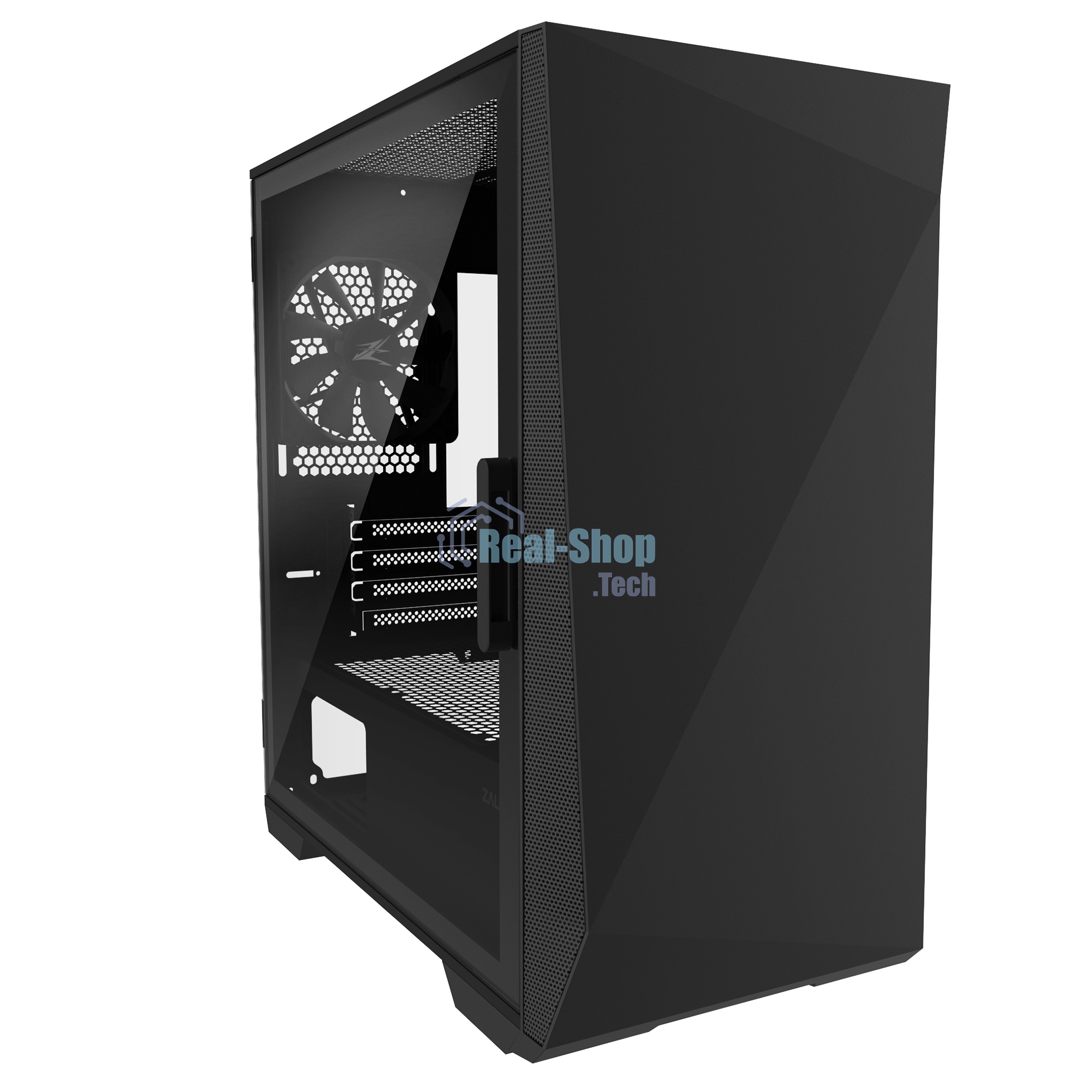 Компьютерный корпус ZALMAN Z1 ICEBERG, MicroATX, черный, WINDOW, 2xCOMBO (3.5