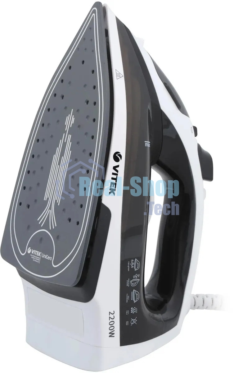 Утюг Vitek Metropolis VT-8338 серый/белый