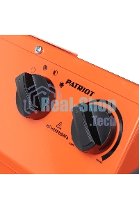 Тепловентилятор электрический Patriot PT-R 30, оранжевый/черный, 30 кВт, 270 м2, 380В, терморегулятор