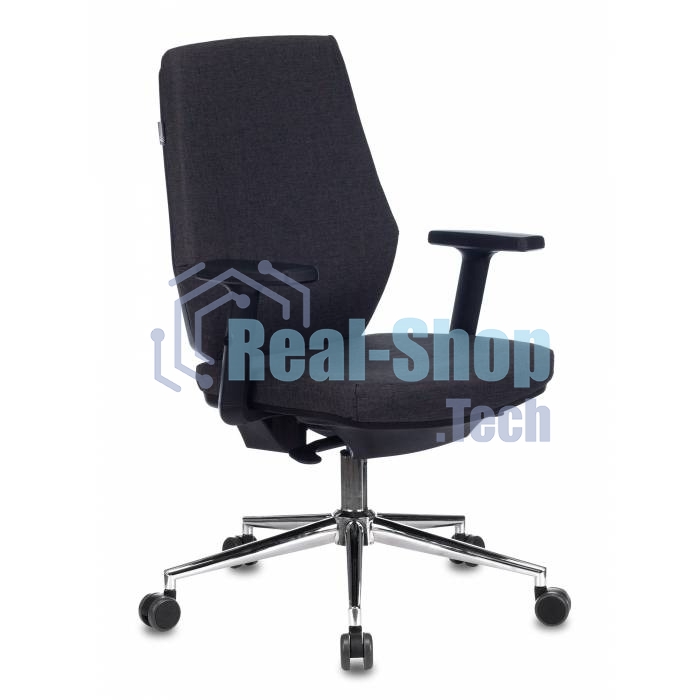 Кресло компьютерное Бюрократ CH-545SL серый 38-417, крестовина металл хром