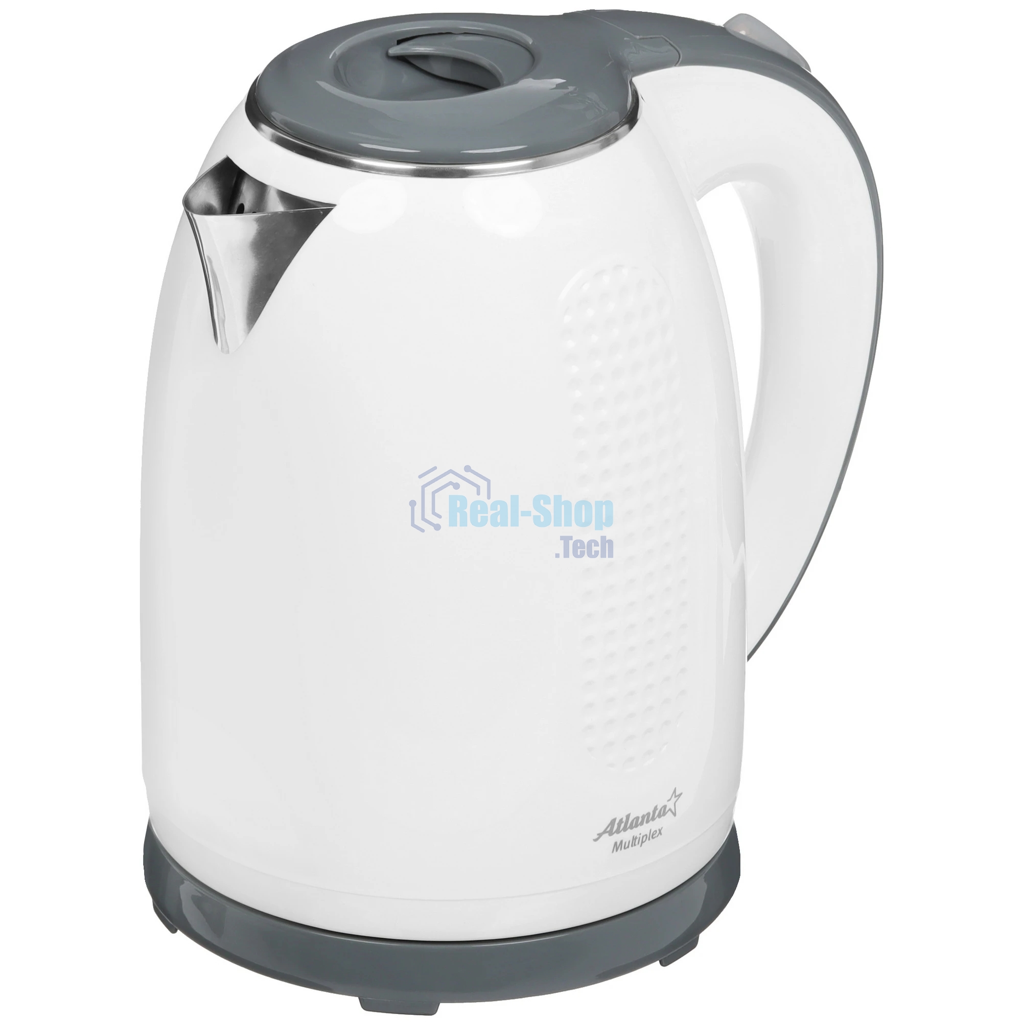 Чайник электрический Atlanta ATH-2427 белый двухстенный