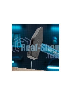 Молоток слесарный Gross 10279 1000 г, квадратный боек, фиберглассовая обрезиненная рукоятка