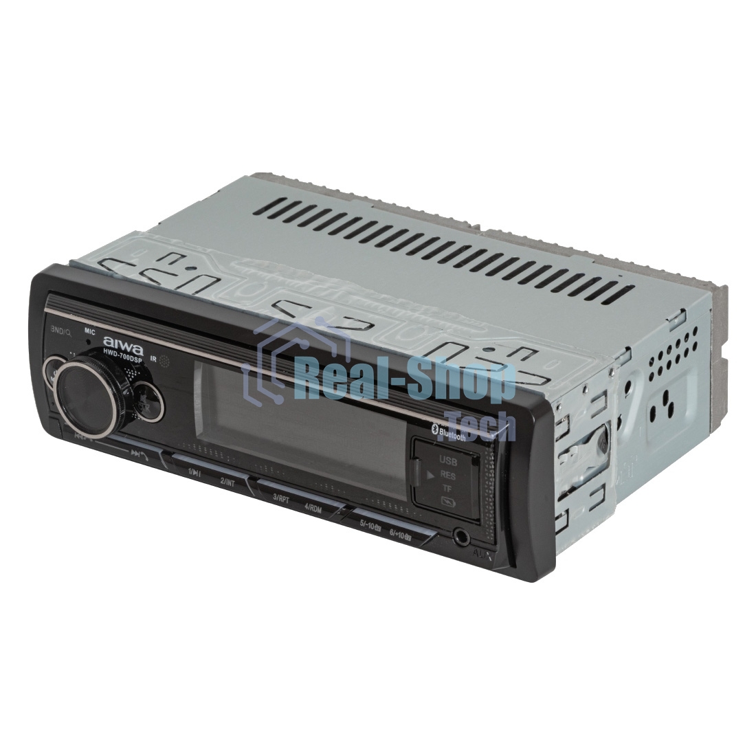 Автомагнитола AIWA HWD-700DSP, 1 DIN, Bluetooth, USB Type-A, AUX, пульт ДУ