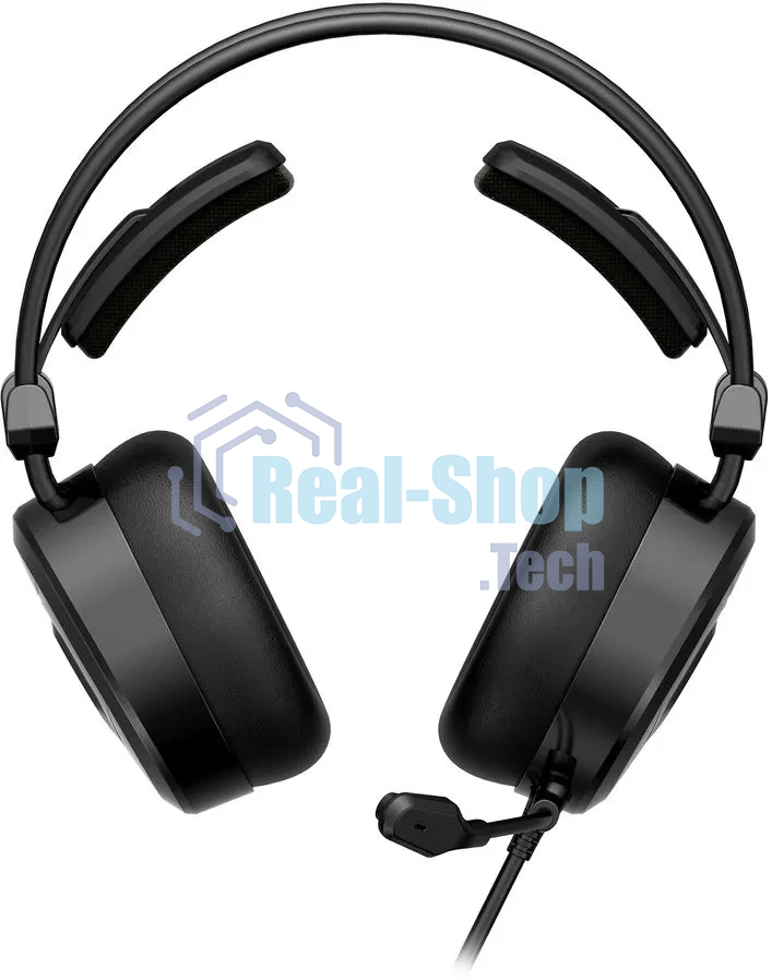 Гарнитура Bloody MC750 чёрный, проводная, USB, подсветка