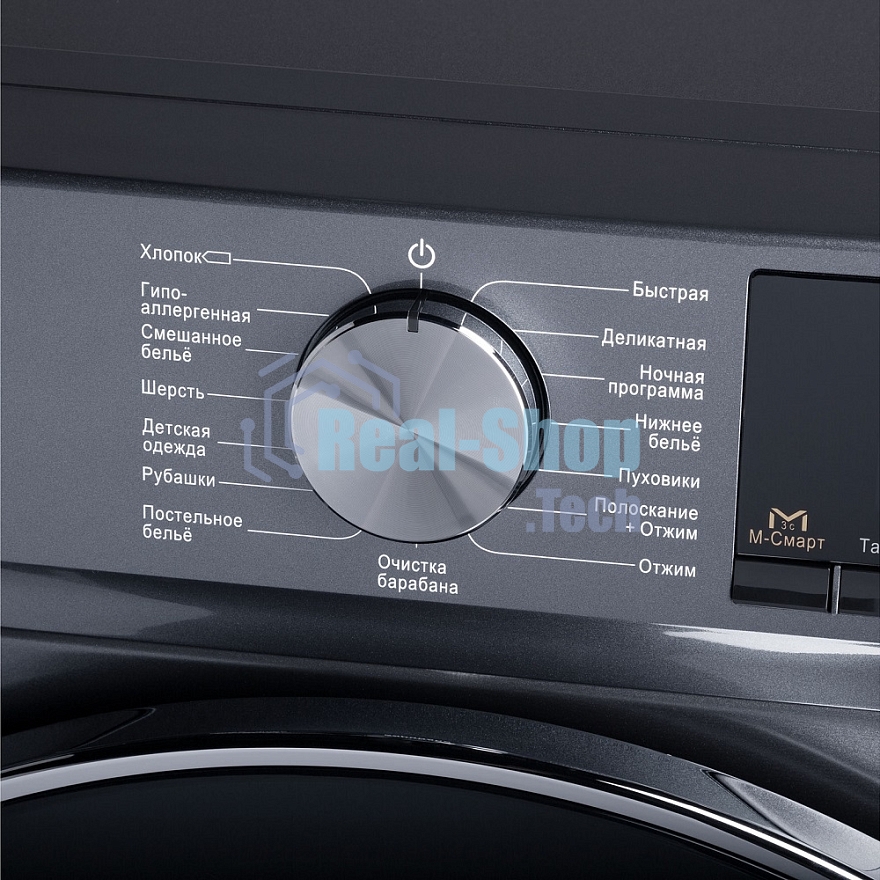 Стиральная машина Maunfeld MFWM1410SB02 темно-серебристый, загрузка фронтальная 10 кг, 1400 об/мин., класс: А+++