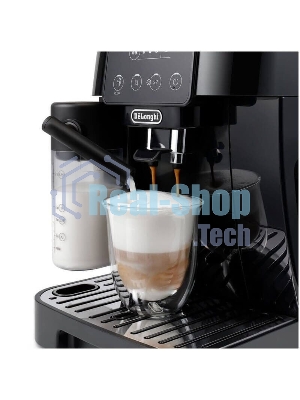 Кофемашина автоматическая DeLonghi Magnifica S ECAM220.60.B черный, исп. кофе - молотый/зерновой, 1.8 л, 1450 Вт, 15 Бар.