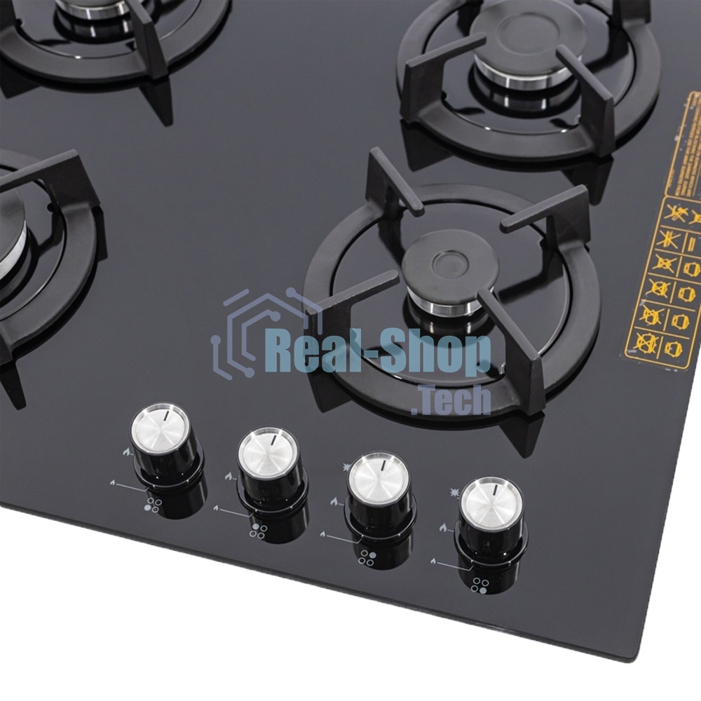 Газовая варочная панель Simfer H60N40B416 черная