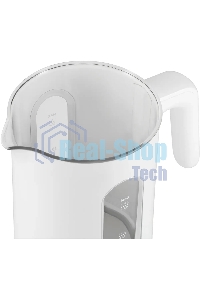 Чайник электрический Hyundai HYK-G5510 1.5л. 2200Вт белый/прозрачный корпус: стекло