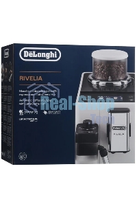 Кофемашина автоматическая DeLonghi EXAM440.55.G серый, исп. кофе - молотый/зерна, 1.4 л, 1450 Вт, 19 Бар.