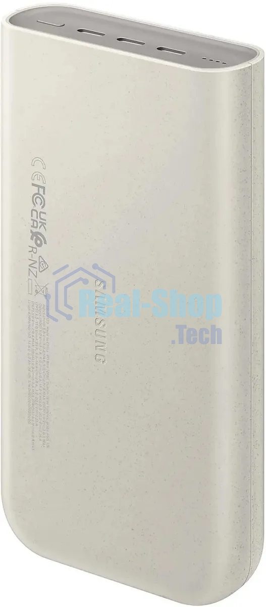 Портативный аккумулятор Samsung EB-P4520 20000mAh PD3.0 45W 4A 3xUSB-C бежевый (EB-P4520XUEGRU)