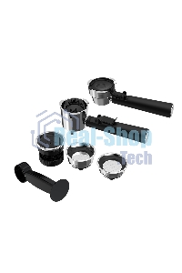 Кофеварка рожковая+капсульная BQ CM3003 стальной/черный, исп. кофе - молотый/капсулы Dolce gusto, Nespresso, 1 л, 950 Вт, 19 бар