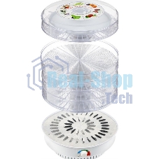 Сушилка для овощей и фруктов Ветерок-2 600 Вт, 5 поддонов, прозрачный, гофрокороб