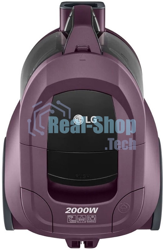 Пылесос LG VC5420NHTCW фиолетовый/черный, 380/2000 Вт, уборка сухая, пылесборник контейнер 1.3 л