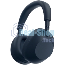Беспроводные/проводные наушники Sony WH-1000XM6 синий, полноразмерные, Bluetooth + проводной, активное шумоподавление, до 40 ч