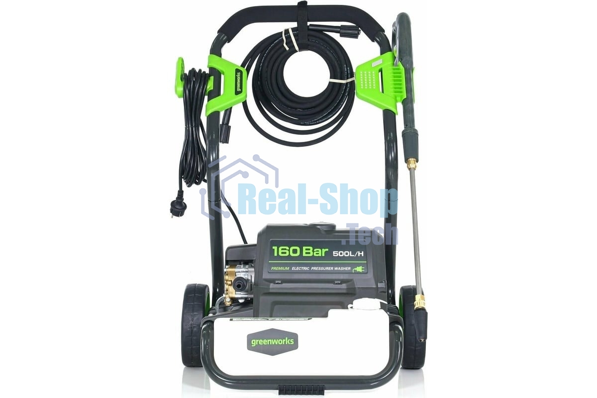 Мойка высокого давления GreenWorks GPWG8II 160 bar электрическая (5106807)
