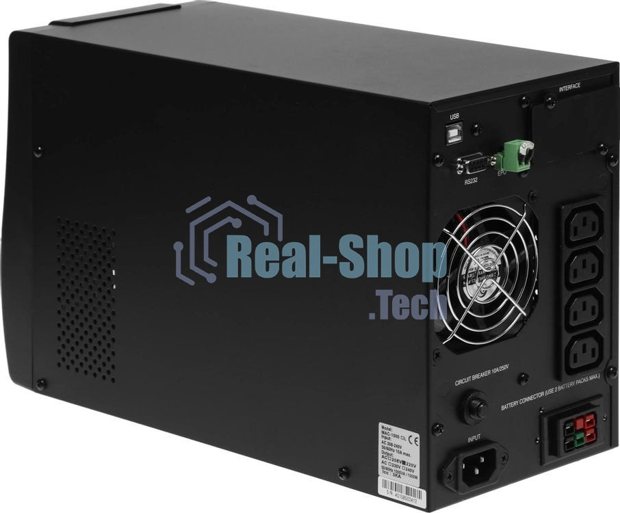 Источник бесперебойного питания Powercom MAC-1000 / 1000 ВА / 1000 Вт / 4 x IEC 320 C13