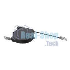Кабельный ретрактор Wize Pro WRTS-CAT6-RT cat.6 с коннектором RJ45, для установки в архитектурный лючок серии WRTS, выдвижение 80 см