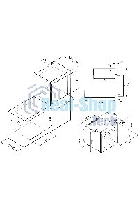 Духовой шкаф электрический Krona LINDE 45 BL черный