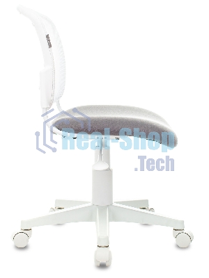 Кресло Бюрократ CH-W296NX белый, сетка, 120 кг