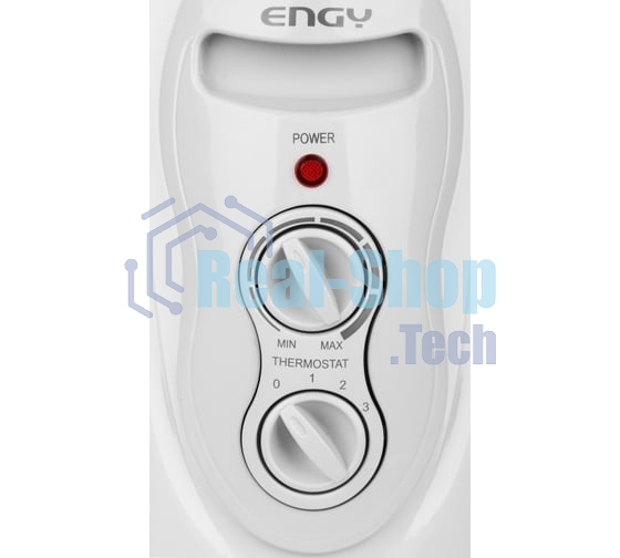 Обогреватель масляный Engy EN-1307F Classic (7 секций), белый, 2000 Вт, 25 м2, термостат