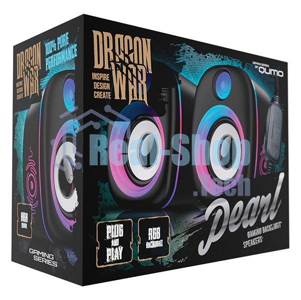 Активная акустическая система 2.0 Qumo PEARL AS010 черный