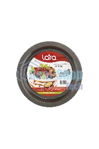 Форма для запекания LARA LR11-03 круглая, углеродистая сталь
