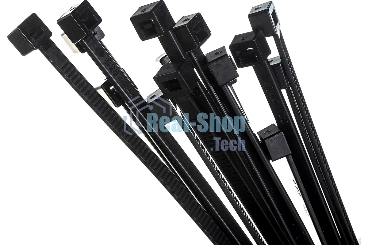 Хомут кабельный DKC 25317SR 4.8х300 полиамид черный (уп. 100 шт)